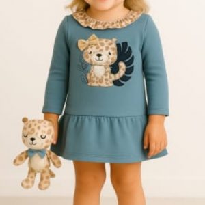 Vestido niña tigre