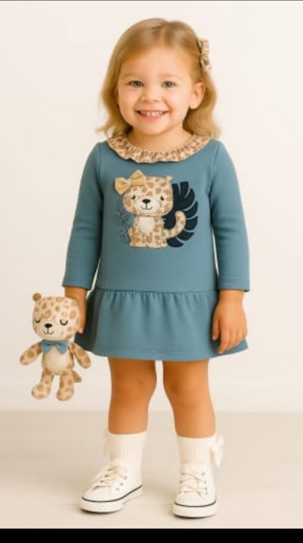 Vestido niña tigre